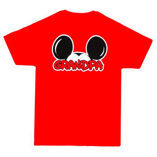 GiftsNBeyond Disney Adults Grandpa Mickey Mouse Fan Tee