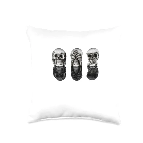 mehr Motive von Lustige Sprüchen für Jung & Alt Nothing Hear See, Funny Sayings for Men and Women Throw Pillow, 16x16, Multicolor