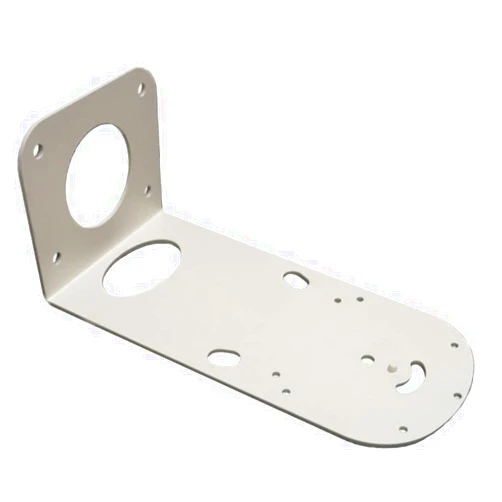 SMTAV PTZ Camera Mount, Small Universal Wall Mounting Bracket Compatible with PTZ Camera (Wall Mount-White)