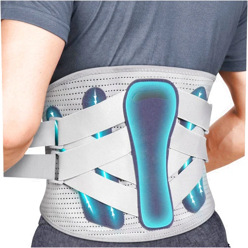 Cozyhealth Umbilical Hernia Belt, Elastic Abdominal Binder Lower Waist Support Belt, Post Surgery Postpartum Belly Band Belly Wrap Hernia Belt Stomach Compression Wrap for Men and Women (Small)