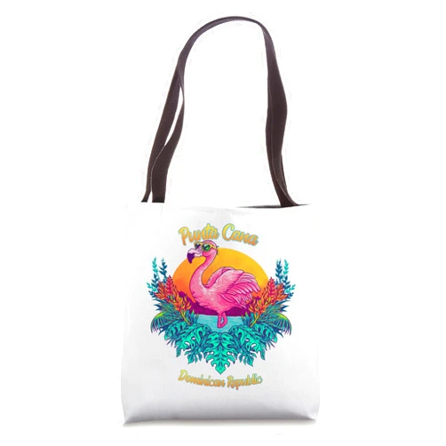 Punta Cana Colorful RTees Punta Cana Souvenir - Dominican Republic Reminder Tote Bag