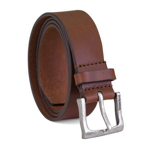 Timberland Men's Classic Leather Jean Belt 1.4 Inches Wide (Big & Tall Available)