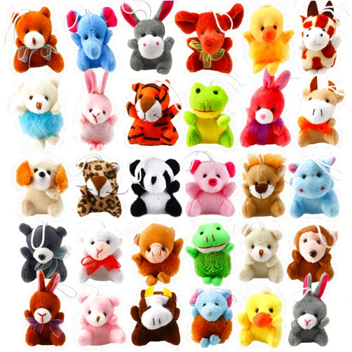 Laxdacee 32 Piece Mini Plush Animal Toy Set, Cute Small Animals Plush Keychain Decoration for Themed Parties, Kindergarten Gift, Teacher Student Award, Goody Bags Filler for Boys Girls Child Kid Laxdacee
