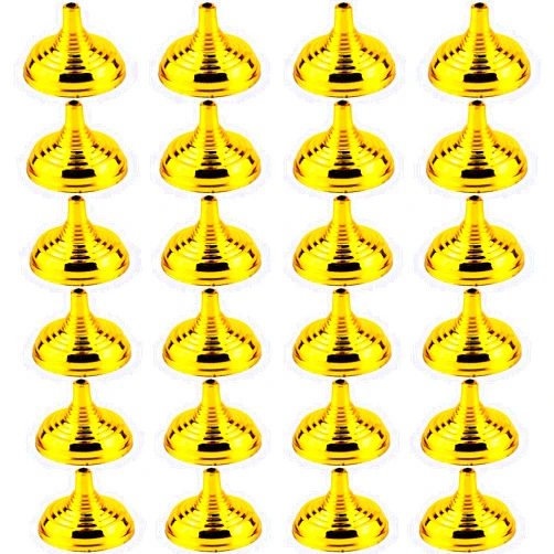 IFAMIO 24 Pack Mini Desk Flag Stands Golden Table Flag Holders Mini Flag Stands Ideal for Table Centerpiece Flag Base Stand Indoor Office Company Party Supplies and Decoration