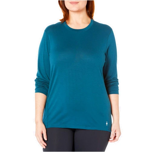 Smartwool Women's Plus Size Classic All-Season Merino Wool Base Layer — Long Sleeve (Slim Fit)