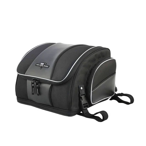 Nelson-Rigg Route 1 Weekender Backrest/Sissy Bar Rack Bag; Fits Harley Davidson, Indian, Yamaha & Suzuki Motorcycles