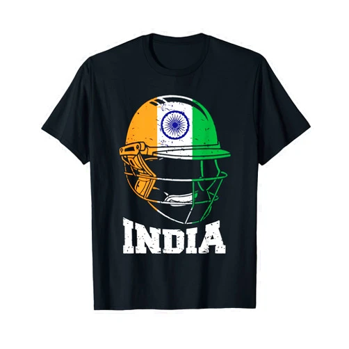 India Cricket Fan Shirts India Cricket T Shirt for Fans Jersey Gift Indian Cricket T-Shirt