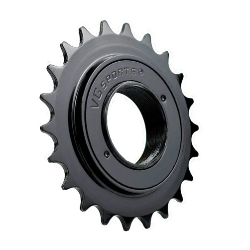 VG SPORTS Single Speed Bike Freewheel, 16T/18T/20T/22T/24T Compatible with 1/2'' x 1/8'' Bicycle Freewheel Threaded Type Freehub Replacement Parts