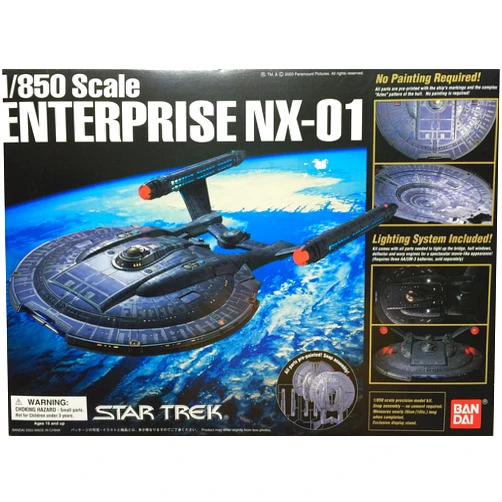 BANDAI SPIRITS Bandai 1/850 Star Trek Enterprise NX-01 : 122721 by filmwelt-shop