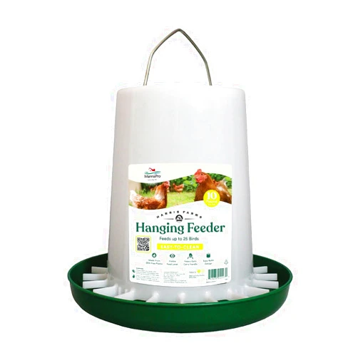 Harris Farms Free Range Hanging Poultry Feeder|Twist Lock Base|10 Pound