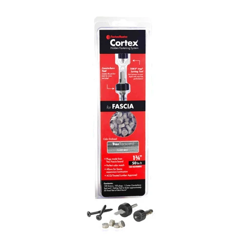 FastenMaster Cortex Fastening System for Trex Fascia - 50 LF - Universal White