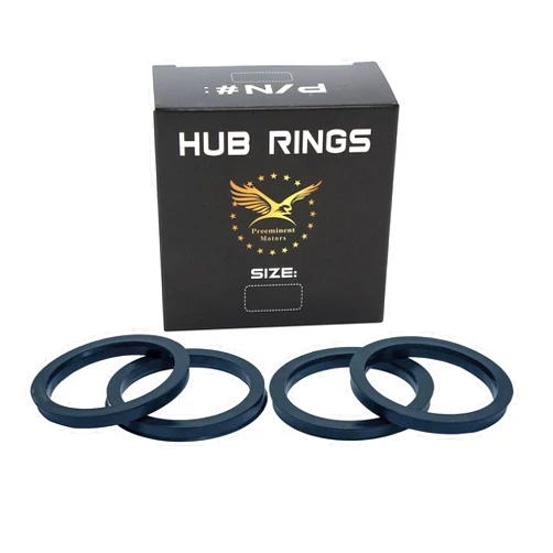 PreeminentMotors Plastic hub ring for wheel/rim/wheel spacer/wheel adapter 74mm to 60.06mm/ wheel hubcentric ring OD =74 ID=60.06/Pack of 4 pcs