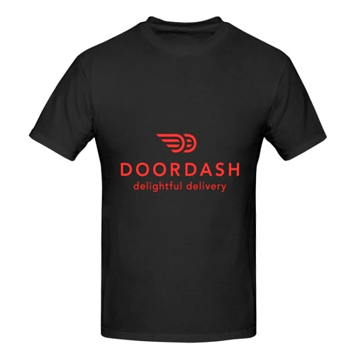 99FGHLDN6 Doordashs Men's T-Shirt Basic Short Sleeve Tee Classic Casual Top