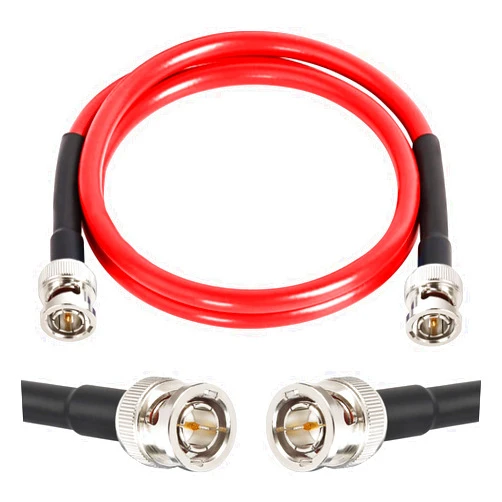 XRDS -RF 3FT SDI Cable BNC Cable HD SDI Cable BNC Digital Video Cable 75 Ohm RG59 BNC Male Cable for 4K 1080P 3G/6G HD SDI Camera Monitor Video Recorder SDI to HDMI Converter Splitter Security Camera