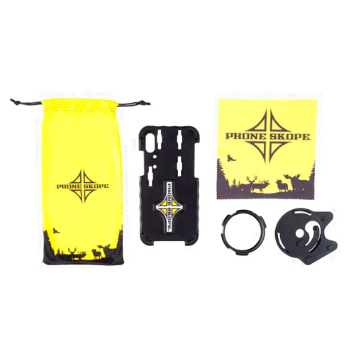 Phone Skope Complete Digiscoping Kit, Compatible with iPhones or Samsung, Includes PhoneCase + Eyepiece Adapter + Lens Cloth