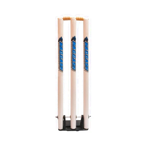 Naqqash Sports Cricket Spring Return Stumps Wickets Metal Base Multi Surface Placement by Naqqash Sports