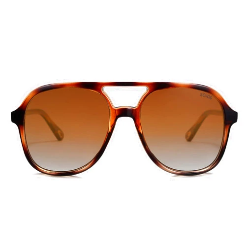 SOJOS Retro Polarized Aviator Sunglasses for Women Men Classic 70s Vintage Trendy Square Aviators SJ2174