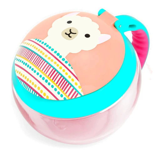 Skip Hop Baby Snack Container, Zoo Snack Cup, Llama