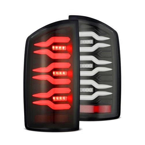 ModifyStreet Alpharex For 02-06 Ram LUXX-Series LED Tail Lights Black