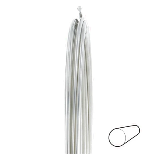 WireJewelry 20 Gauge Round Dead Soft Nickel Silver Wire - 25FT