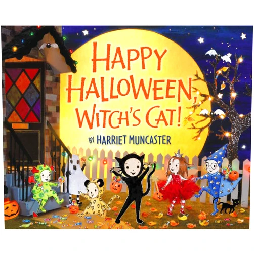 Harriet Muncaster Happy Halloween, Witch's Cat!