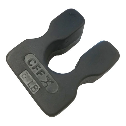 CFF FIT CFF 5 lb Weight Stack Adapter Plate - Add On Fractional Weight Plates for Micro loading Pin Select Gym Equipment