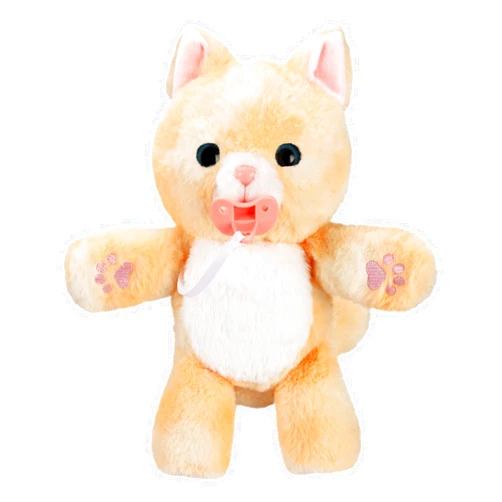 Little Live Pets - Cozy Dozys: Ginger The Kitty | Interactive Plush Toy Kitty. 25+ Sounds and Reactions. Magical Eye Movement. Blanket, Pacifier and Batteries Included. for Kids Ages 4+