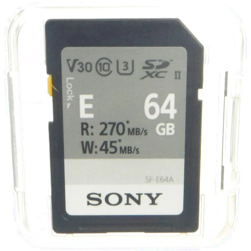 Sony 64GB E Series UHS-II SDXC Memory Card