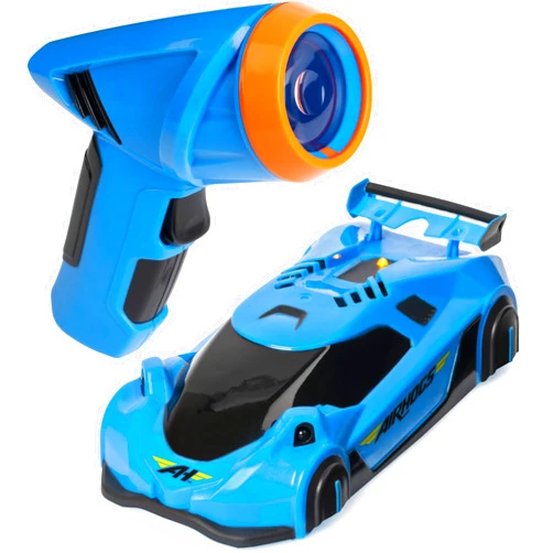Air Hogs, Zero Gravity Light, Light-Guided Wall Racer, Wall Climbing Race Car,Blue
