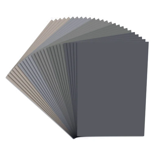 LCubro 25PCS Sandpaper, Wet Dry Sandpaper, High Grit 1000 2000 3000 5000 7000 Sandpaper Sheets Assortment for Wood Metal Polishing Automotive Sanding, 9 x 11 inches