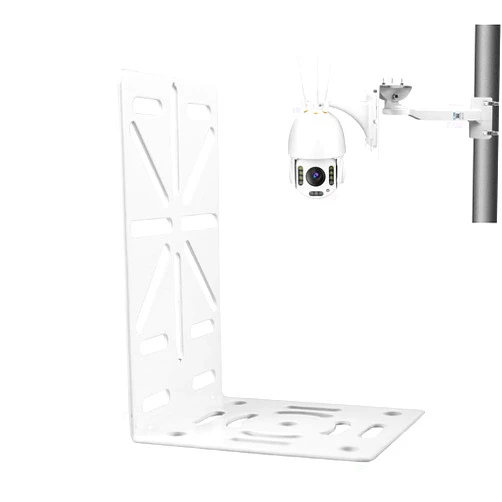 Compcctv L-Shape Dome Camera Bracket,Universal Wall Ceiling Mount Bracket for Security CCTV Hikvision Dome Camera, CCTV Security Ball Machine Dome PTZ Camera Mount Bracket