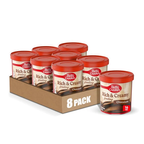 Betty Crocker Gluten Free Chocolate Frosting, 16 oz. (Pack of 8)