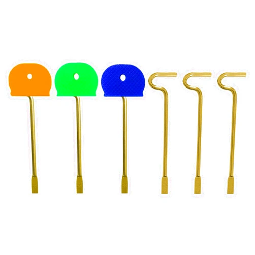 Embison Interior Door Key Bathroom Emergency Key, Bedroom Replacement Solid Key for Interior Door - 6 Pack