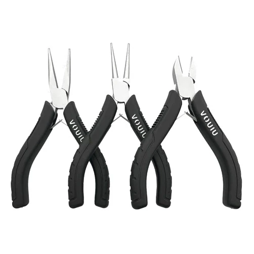 Vouiu 3-Piece Jewelry Pliers Set Jewelry Making Tools
