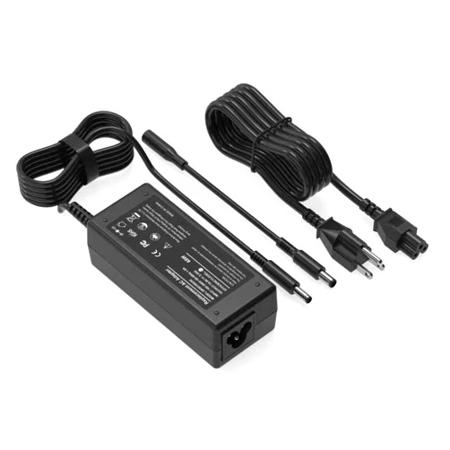 SLE-TECH 65W 45W 2 Tips Charger for Dell Laptop Charger,Replacement for All 65W 45W Dell inspiron 13 14 15 17 3000 5000 7000 Series laptops Round Connects Chargers（7.4mm and 4.5mm）