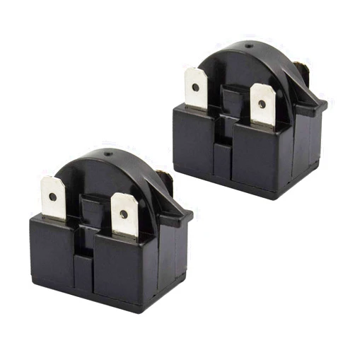 Spartshome 2 PCS QP2-4.7 Start Relay Refrigerator PTC Ohm 3 Pin For Vissani Danby EdgeStar Summit Haier Igloo etc Compressor
