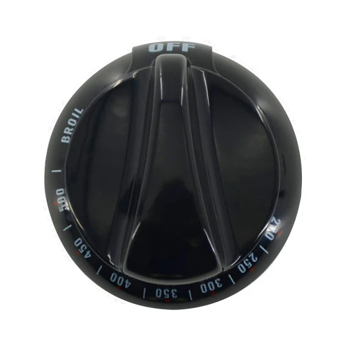 GYOFFULL WB03K10037 Thermostat Stove Control Knob Black Compatible with GE & Hotpoint Range Oven Kitchen Burner Accessories Replace Numbers AP2014849, 242683, AH225986 (1PC)