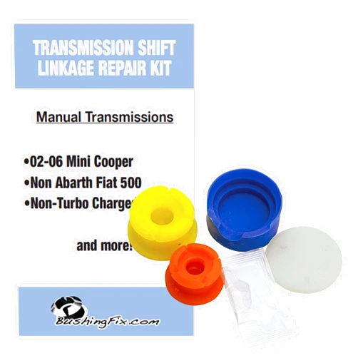BushingFix.com BushingFix NA1Kit Manual Transmission Shift Cable Bushing Repair Kit, Shift Cable Bushing Repair Kit, Compatible with Fiat 500 Manual Transmission Non-Abarth or Turbo Models, Mini Coopers and Porsche