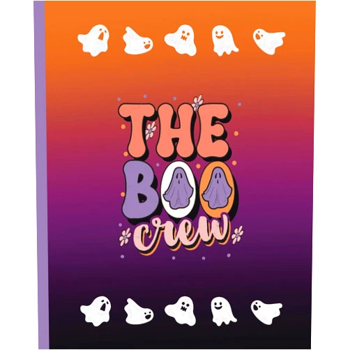 Jay ValUP Composition Notebook: The Boo Crew | Wide Ruled | 120 pages | 7.5 x 9.25 in | For kids, teens, and adults