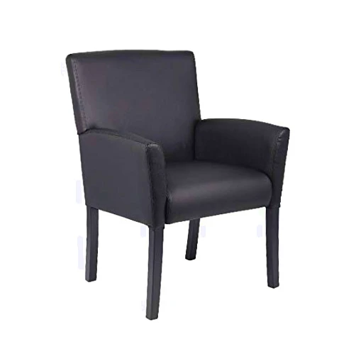Generic Executive Box Arm Chair with Mahogany Base