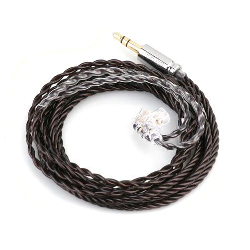 Linsoul Tripowin Mirage 30AWG OCC HiFi IEM Cable for in Ear Monitor for 7hz Timeless T3 T2 PRO T4 (Recessed 2pin, 3.5mm)