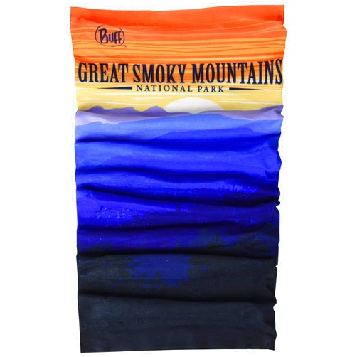 BUFF Multifunctional Neckwear CoolNet UV National Parks Design Worn 12+ Ways