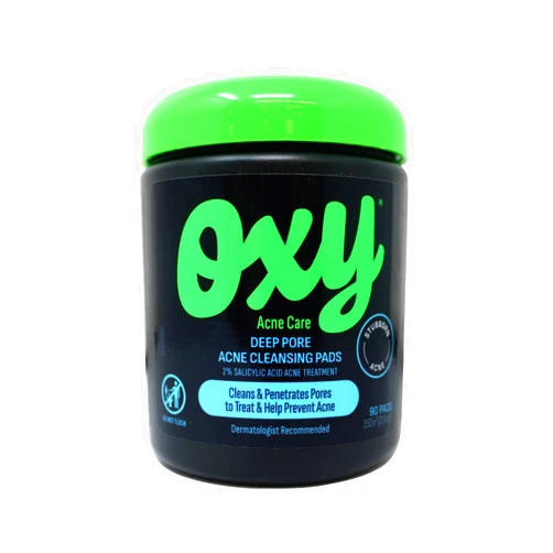 OXY Deep Pore Cleansing Pads, 90 Count (Pack of 12)