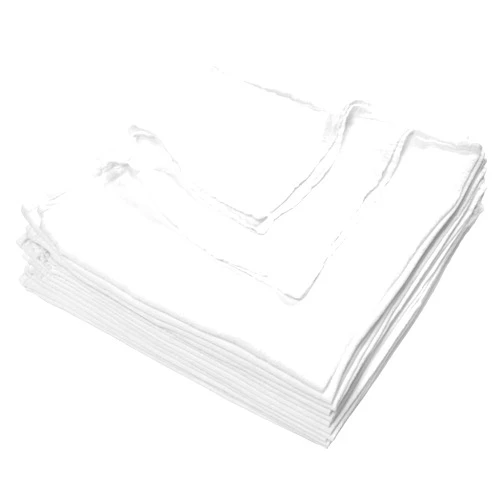 Nouvelle Legende Cotton Flour Sack Commercial Grade Towels, 28 by 29 Inches, White, Pack of 12
