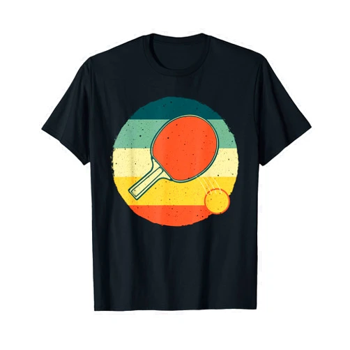 Best Table Tennis Gift Ping Pong Lover Sport Stuff Funny Table Tennis Design For Men Women Ping Pong Players T-Shirt