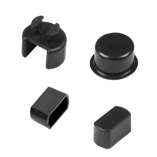 Ajxn 4 PCS Automotive Tailgate Hinge Pivot Bushing Kit, ABS Plastic Material Anti-Rust Plug-in Protection Insert, Multi-spec Multi-Functional Parts, Compatible with Dodge Ram Ford F-Series (Black)