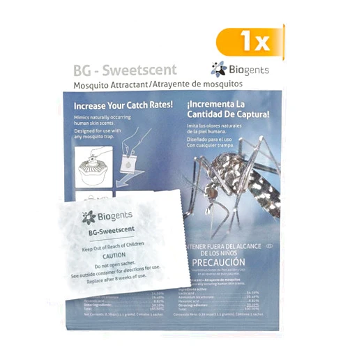 Biogents Sweetscent • Mosquito Attractant • Mosquito Lure • Mosquito Magnet • Compatible with All Mosquito Traps - Last up to 2 Months