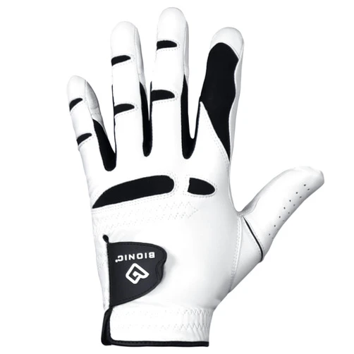 Bionic Men's StableGrip with NaturalFit 2.0 Golf Glove with Dual Expansion Thumb for Best Fit - Premium Cabretta Leather…