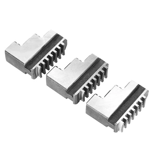 Hyuduo Lathe Jaw 3 Pcs K11-125 External Jaw 5in Chuck 20CrMnTi High Strength Long Service Life Chuck Jaw Delicate And Practical High Durability Firm And Strong