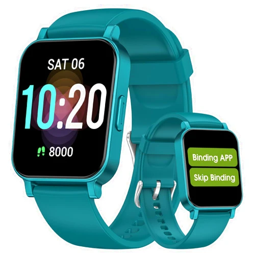 DAVIKO Smart Watch Senior Friendly No App/Phone Required, Waterproof Fitness Tracker Watch with Step Counter Calories/Sleep Tracker for Walking Running for Men Women